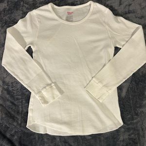 White womens long sleeve